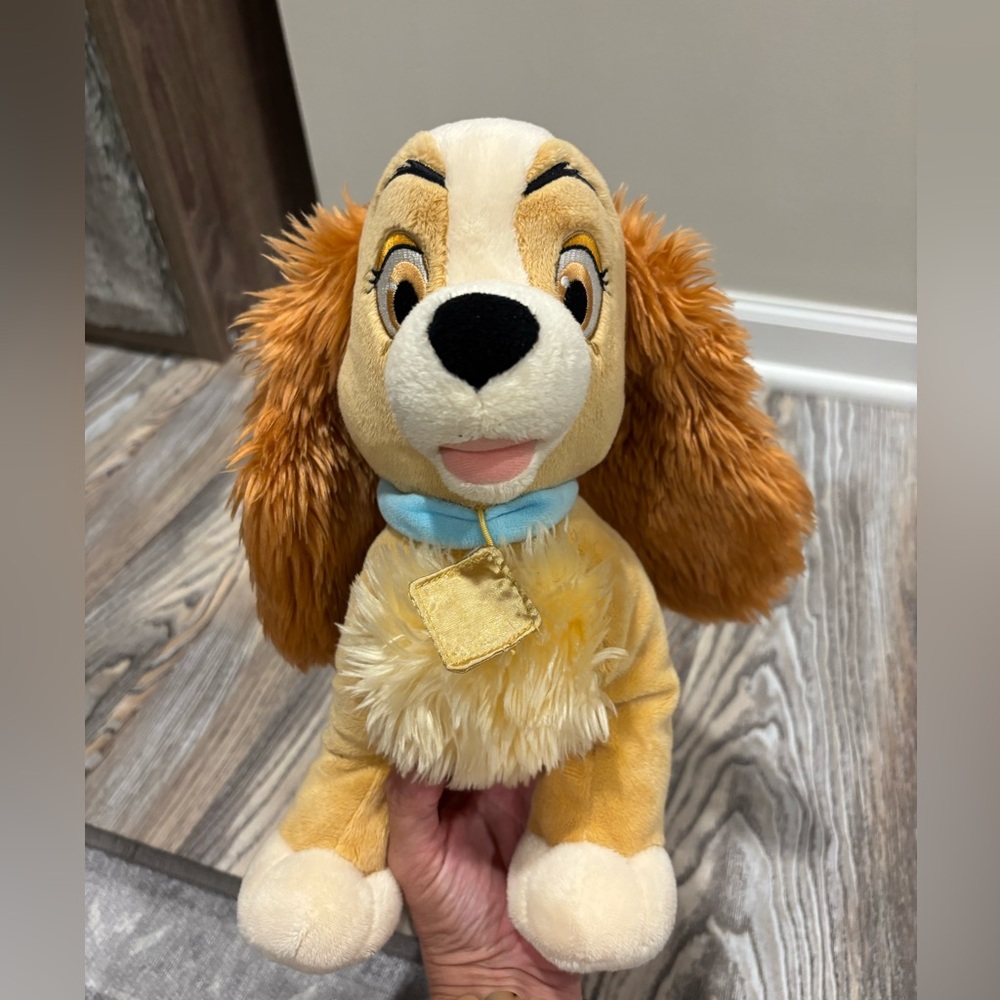 Disney Store Exclusive Lady and the Tramp Stuffed Animal Plush